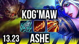 KOGMAW amp Nautilus vs ASHE amp Thresh ADC  Rank 5 KogMaw 1000 games  EUW Challenger  1323 [upl. by Pedroza]