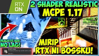 KEREN 2 SHADERS MCPE 117 RTX EDITION  Shader realistic dan shaders ringan  shaders mcpe 117 [upl. by Elicia]