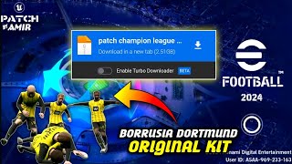 Download UEFA Champions League eFootball PES 2024 Mobile PATCH Obb APK DATA  Android amp Ios  V362 [upl. by Mccowyn]