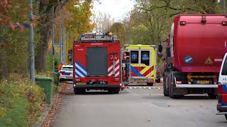 Zeer ernstig ongeval met fietser op de Bordewijklaan in Groningen [upl. by Winchester]