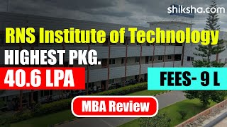 RNSIT MBA Review  Fees Admission Placements Cutoff [upl. by Htennek93]