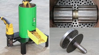 How To Make Homemade Feed Pellet Machine Using Drill Machine  DIY Feed Pellet Machine [upl. by Teena]