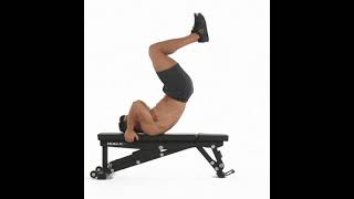 flat bench reverse crunches [upl. by Koressa]