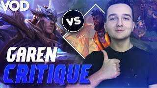 VOTRE DOSE DE GAREN CRITIQUE  SoloQ Challenger Top  Garen vs KSanté  Patch 1410 [upl. by Airreis602]