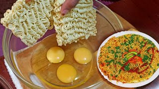 Tasty Cook the Noodles and the Eggs this way the result is amazing amp Easy to make 👌 [upl. by Jacquie699]