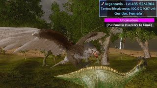 HIGH LEVEL ARGENTAVIS TAMINGStone gateway Ark Survival Evolved Mobile [upl. by Kimbra460]