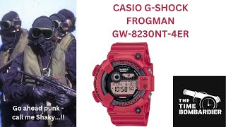 WATCH REVIEW CASIO GSHOCK FROGMAN GW8230NT4ER [upl. by Eidnac268]