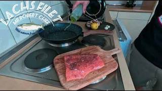 Besten Lachs Filet Mit Champignon [upl. by Sulihpoeht]