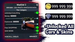 MADOUT2 MOD APK v86 Unlimited Money Unlocked Cars Skins amp MOD Menu Features [upl. by Garry]