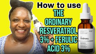 Review of The Ordinary Resveratrol 3  Ferulic Acid 3 [upl. by Yltneb]