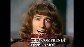 Bee Gees Yo comence la broma KARAOKE ESPAÑOL [upl. by Remo935]