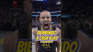 Steph Curry arruina la vuelta de Klay a casa de Warriors😳 nba stephencurry klay warriors [upl. by Redla824]