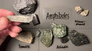 Mineral Identification  Amphiboles [upl. by Warram]