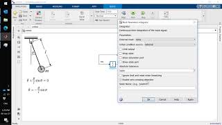 Matlab simulink model of a SimplePendulum model [upl. by Aleacem]