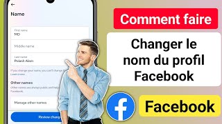 Comment changer le nom du profil Facebook facilement   Changement de nom Facebook [upl. by Atteynek]