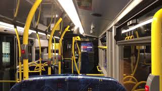 Onboard Night Bus Route N171 GoAhead London E400H YX18 KTG Hybrid [upl. by Nooj]