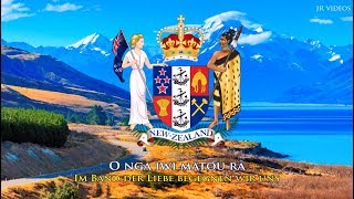 Nationalhymne von Neuseeland Übersetzung  Anthem of New Zealand DE [upl. by Kristofer]