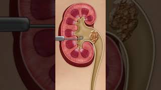 PCNL  percutaneous nephrolithotomy  3D kidney  stone removal meded kidneystone [upl. by Atikahc]