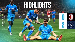 Highlights  Milan  Napoli 02  Serie A  10ª giornata [upl. by Shadow20]