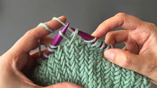 Are you tired of stockinette stitch How to knit this denser and insulated knitting pattern [upl. by Jared316]