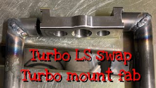 LS swap G35 turbo mount fab [upl. by Zetes189]