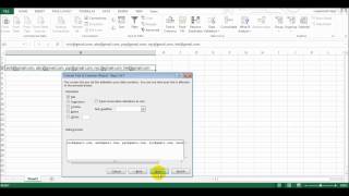 Microsoft Excel Splitting One Cell Row into Multiple Rows [upl. by Oirazan]