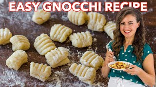 Easy Potato Gnocchi Recipe [upl. by Nylodam]