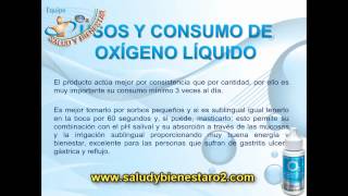 Uso y consumo de Synergy O2 wwwsaludybienestaro2com [upl. by Klarrisa]