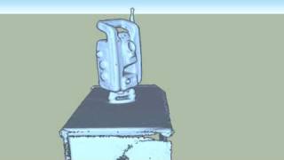 Example of 3D scan using Kinect Sensor and Profactor ReconstructMe [upl. by Lodovico]