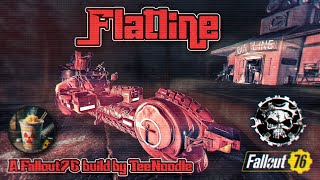 Fallout 76 Camp Build  The Flatline Cyber Punk Bar  By Tee Noodle [upl. by Narahs]