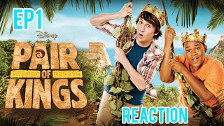 Pair of Kings  Reaction  Season 1 Episode 1 quotReturn of the Kings Part 1quot [upl. by Eelam]