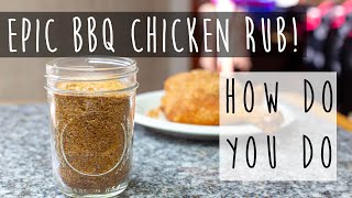 Dry Rub for BBQ Chicken [upl. by Nymrak]