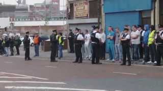 Orange Order Mourne Young Defenders passing CarrickHill on way to Church part 1 2013 [upl. by Iblehs]