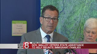 Malloy offers state assistance to reunite immigrant families [upl. by Edelman]