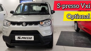 2022 S presso Vxi O Detailed Review in Hindi  Interior Exterior Price amp All [upl. by Cleaves]