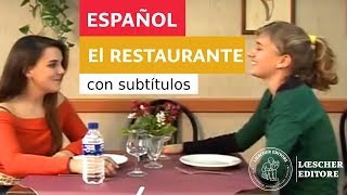 Español  El restaurante con subtítulos [upl. by Cirek]