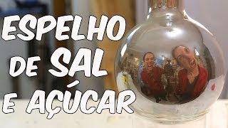 Espelho feito de sal e açúcar SuperQUÍMICA [upl. by Azmuh]