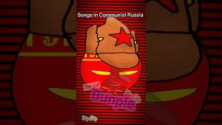 Tsarist Russian songs vs Communist Russian songs countryballs russia ussr russianrevolution [upl. by Lezley353]