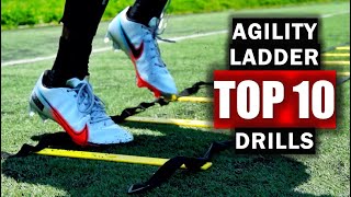 10 Speed amp Agility Ladder Drills For Fast Footwork amp Quickness Level 1 [upl. by Atniuqal]