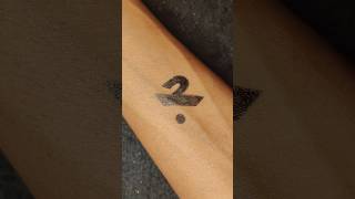 HOW TO MAKE A R NAME TATTOO SIMPLE ideatattoo tattooideas art tattooartist art shorts [upl. by Muriel]