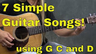 7 Easy Songs With 3 Guitar Chords  Steve Stine  GuitarZoomcom [upl. by Nnuahs928]