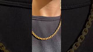 The Best Gold Chain In The World 22k heavy link chain [upl. by Hannala]