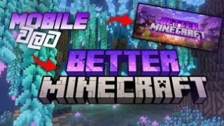 Better Minecraft Mobile වලට😱  4 addons Like better minecraft Modpack [upl. by Rheba]