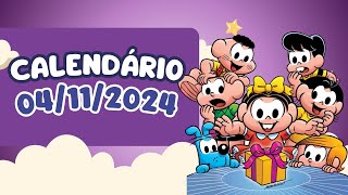 CALENDÁRIO DE 4 DE NOVEMBRO DE 2024 ALUNONOTADEZ10 ensinofundamental [upl. by Sabino]