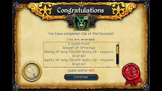 Ode to The Devourer  RS3 Real Time Quest Guide [upl. by Cirala]