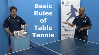 Basic Rules of Table Tennis  PingSkills [upl. by Motch677]