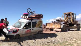 Almost Tipping Over The Thunderyaks Car in Mongolia [upl. by Ardnusal]