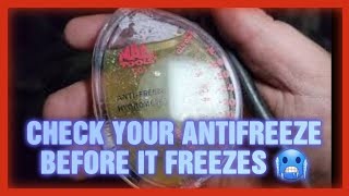 COOL TOOLS How to Check your AntifreezeCoolant with a hydrometer [upl. by Octavia]