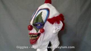 HalloweenAsylumcom Giggles Clown Mask [upl. by Htebarual]