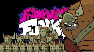 Friday Night Funkin OST  Castle Crashers Mod Cancelled Bashing Drums extended [upl. by Alekim]